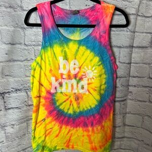 Gildan Unisex Rainbow Tie-Dye Tank Top